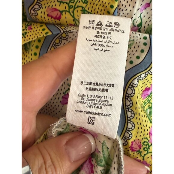 Cath Kidston London Sweet Pea Striped Soft Waisted Dress - Size 2 - Picture 7 of 11